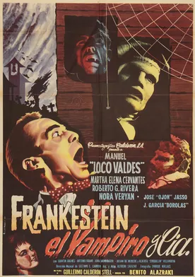 Poster Frankestein el vampiro y compañía