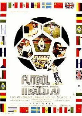 Poster Fútbol México 70