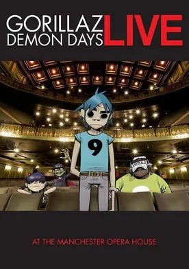 Poster Gorillaz: Live in Manchester