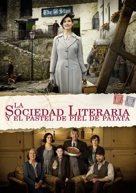 Poster La sociedad literaria y del pastel de cáscara de papa de Guernsey