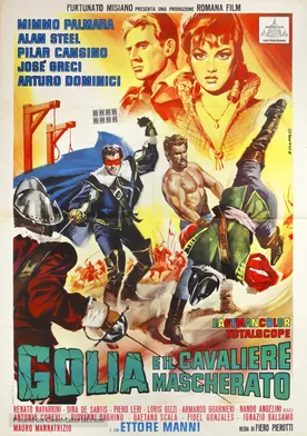 Poster Hércules contra el caballero enmascarado