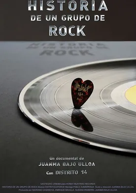 Poster Historia de un grupo de rock