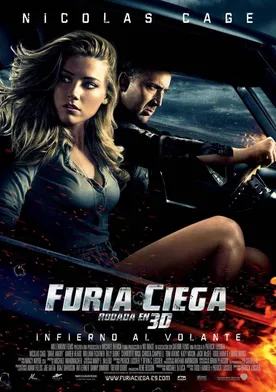 Poster Infierno al volante 3D