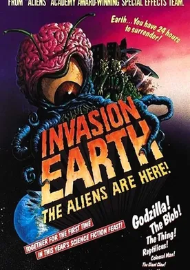 Poster Invasión de la tierra - Los aliens están aquí