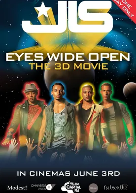 Poster JLS: Eyes Wide Open 3D