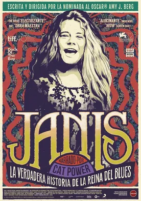 Poster Janis: chica azul