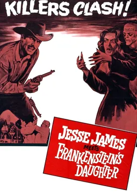 Poster Jesse James vs la hija de Frankenstein