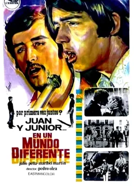 Poster Juan y Junior en un mundo diferente