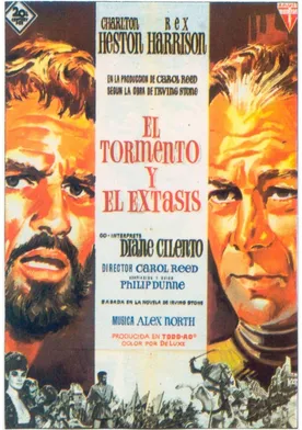 Poster La agonía y el éxtasis