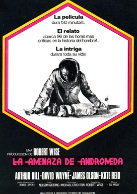 Poster La amenaza de Andrómeda