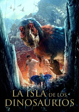 Poster Isla de dinosaurios