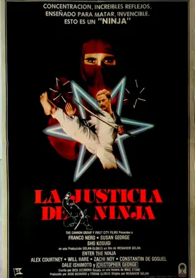 Poster La justicia del ninja