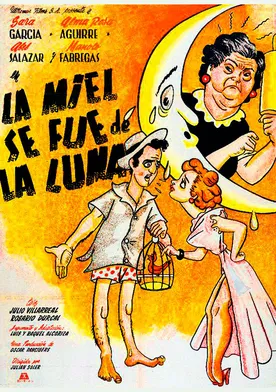 Poster La miel se fue de la luna