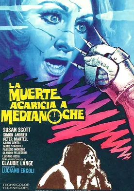 Poster La muerte acaricia a medianoche