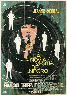 Poster de La novia vestía de negro