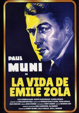 Poster de La vida de Emilio Zola