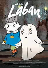 Poster Laban, el petit fantasma. Quina por!