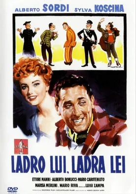 Poster Ladrón él, ladrona ella