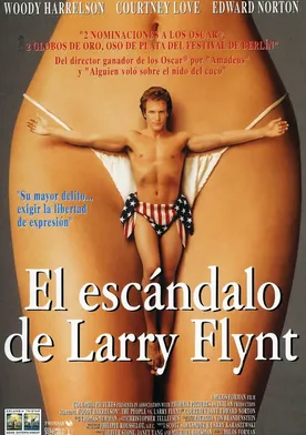 Poster Larry Flynt. El nombre del escándalo