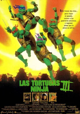 Poster Las tortugas ninja III