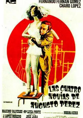 Poster Las cuatro novias de Augusto Pérez