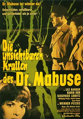 Poster Las garras invisibles del Doctor Mabuse