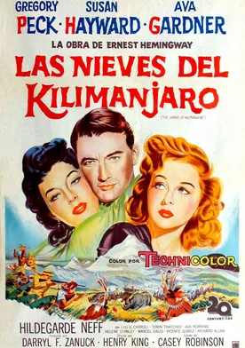 Poster Las nieves del Kilimanjaro