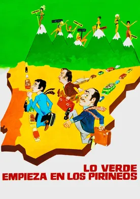 Poster Lo verde empieza en los Pirineos