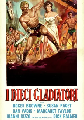 Poster Los 10 gladiadores