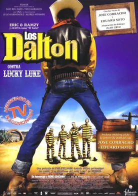 Poster Los Dalton contra Lucky Luke