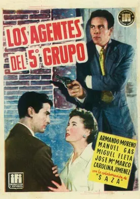 Poster Los agentes del quinto grupo