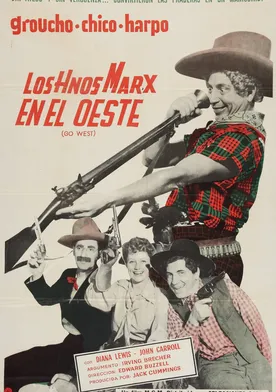 Poster de Los hermanos Marx en el Oeste