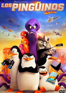 Poster Los pingüinos de Madagascar: La película