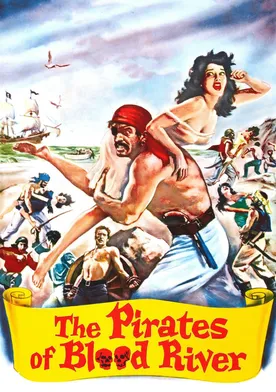 Poster Los piratas de río sangriento