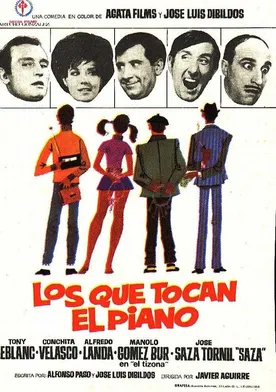 Poster Los que tocan el piano