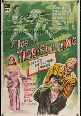 Poster Los tigres del ring