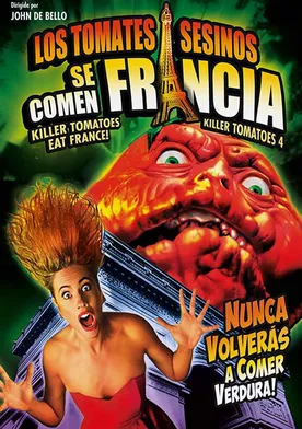 Poster Los tomates asesinos se comen Francia