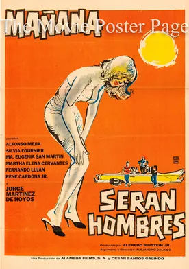 Poster Mañana serán hombres