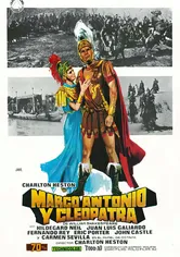 Poster Marco Antonio y Cleopatra