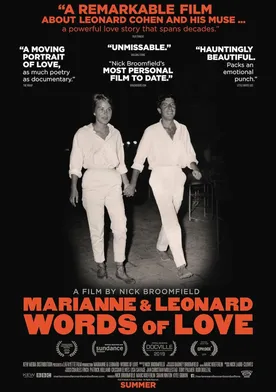 Poster Marianne y Leonard: Palabras de amor