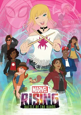 Poster Marvel Rising: La batalla de las bandas