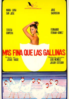 Poster Más fina que las gallinas