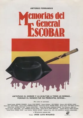 Poster Memorias del general Escobar