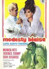 Poster Modesty Blaise, super agente, super espía