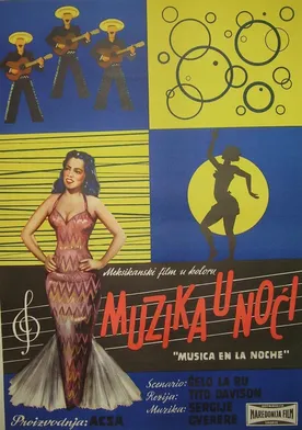 Poster Música en la noche