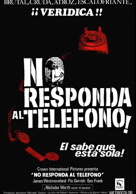 Poster No contestes el teléfono