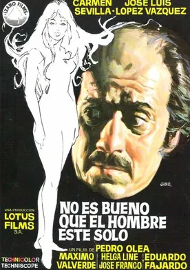 Poster No es bueno que el hombre esté solo