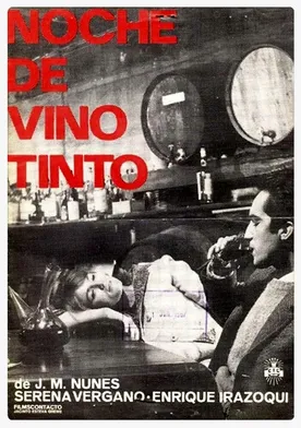 Poster Noche de vino tinto