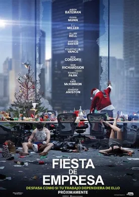 Poster de Fiesta de navidad en la oficina