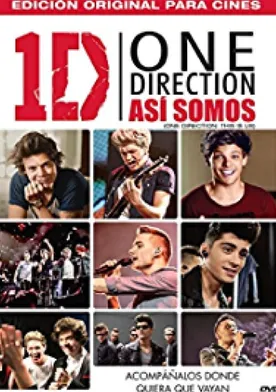 Poster One direction; Así somos